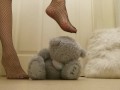 Poor Bear Being Trampled Under Those Sexy Feet