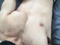 Flexing Big Biceps & Chest Muscles
