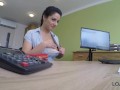 LOAN4K Naughty bank executive fucks a busty girl who needs extra money