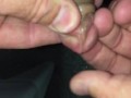 Twisting the shaft of my cock beyond 360 degrees and letting it go, observe in slow motion too