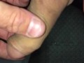 Twisting the shaft of my cock beyond 360 degrees and letting it go, observe in slow motion too