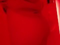 Girl caresses herself in the restroom of a nightclub