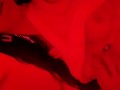 Girl caresses herself in the restroom of a nightclub