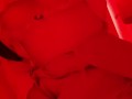 Girl caresses herself in the restroom of a nightclub