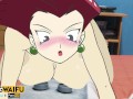 POKEMON 2D Real Anime JESSIE Big Japanese Ass Booty Cosplay ROCKET TEAM Hentai sex porn cartoon nude