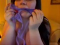 Chubby Slut Panty Stuffing Panty Fetish With Dirty Talk On Webcam