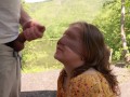 A game of taste outside. My friend tricked me again! (Chocolate Bars) XSanyAny