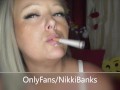 xNx - Cigarette Smoking Fetish w/NikkiB x
