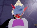Pokemon Hentai Furry - POV Blaziken x Mewtwo blowjob and fucked