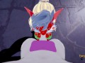 Pokemon Hentai Furry - POV Blaziken x Mewtwo blowjob and fucked
