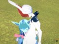 Pokemon Hentai Furry - Glaceon handjob and fucked by Cinderace