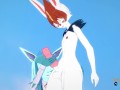 Pokemon Hentai Furry - Glaceon handjob and fucked by Cinderace
