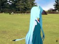 Pokemon Hentai Furry - Glaceon handjob and fucked by Cinderace