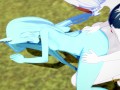 Pokemon Hentai Furry - Glaceon handjob and fucked by Cinderace
