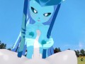 Pokemon Hentai Furry - POV Glaceon boobjob and fucked by Cinderace