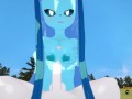 Pokemon Hentai Furry - POV Glaceon boobjob and fucked by Cinderace