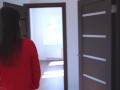 Cute Realtor uses her ASS to convince client