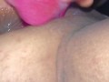 Mixed bbw cumming all over new toy