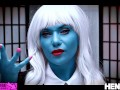 Real Life Hentai - JOI - Hot blue Alien Milf squirts everywhere