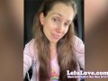 Lelu Love porn VLOG spreading asshole anal JOI, Strap-on fun, behind the scenes bloopers & more!! :)