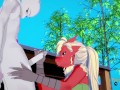 Pokemon Hentai Furry - Blaziken blowjob and handjob with cum in her mouth to Mewtwo