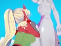 Pokemon Hentai Furry - Blaziken blowjob and handjob with cum in her mouth to Mewtwo