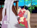 Pokemon Hentai Furry - Blaziken blowjob and handjob with cum in her mouth to Mewtwo
