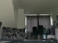 Babestation girl Squatting and Pissing in a cup 
