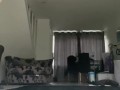 Babestation girl Squatting and Pissing in a cup 