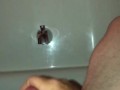 I sit on his cock & empty my bladder, then he drains his balls covering my pussy in cum, his/her pov
