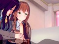 Yuri and Monika share a cock in the club! (POV) (3D Hentai) (Doki Doki Literature Club)
