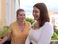 Pralles Verwöhnprogramm: Marina & Natascha unter der Dusche