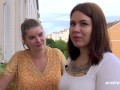 Pralles Verwöhnprogramm: Marina & Natascha unter der Dusche