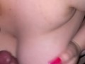 Pretty Big Titty Teen Givn Sloppy Gawk Gawk Combo on BBC