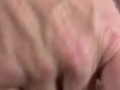 Mommy takes daddy to the room to peg his tight ass with a big fat cock! 