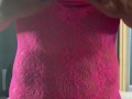 Mommy takes daddy to the room to peg his tight ass with a big fat cock! 