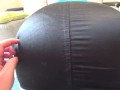 POV. Lesbian girlfriends with strapon