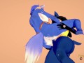 Star Fox Pokemon Star Fox Pokemon Furry Hentai - Krystal x Lucario Boobjob & Fucked