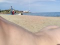 Real Amateur Wife Naked in Public Beach