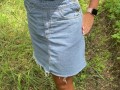 Sexy milf with a strapon walks in public. Rate my first public strapon video