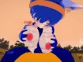 Star Fox Pokemon Furry Hentai - POV Krystal x Lucario Boobjob blowjob and fucked