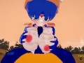 Star Fox Pokemon Furry Hentai - POV Krystal x Lucario Boobjob blowjob and fucked