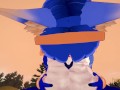 Star Fox Pokemon Furry Hentai - POV Krystal x Lucario Boobjob blowjob and fucked