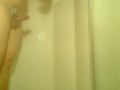 Pissing & washing off in the shower