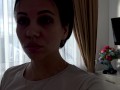 hot brunette plays with ass again.