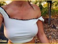 Amateur Wife Outdoor Public BIG Tit FLASHING  EXHIBITIONIST DARE