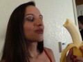 Ashlynn Taylor Eating Banana