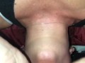 (Part 1 of 2) Cock Hungry MILF forgot to lock the door & mask up, suddenly stopped when interrupted 