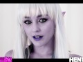 Real Life Hentai - Dark Elf - Alya Stark spreads milk and fuck Aliens with huge Self Facial Cumshot