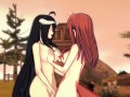 An awesome isekai adventure with Albedo and Raphtalia (3D Hentai) (Overlord) (Shield Hero)